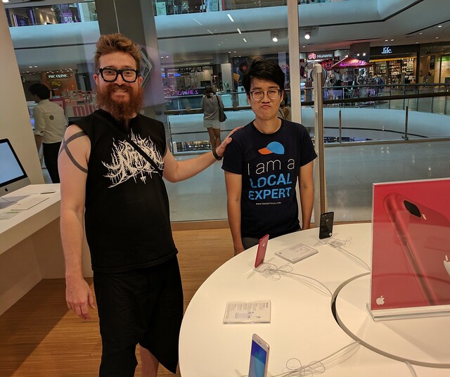 Harper accidentally kicked PanJ's iPhone into the river, so we spent a good chunk of the afternoo...