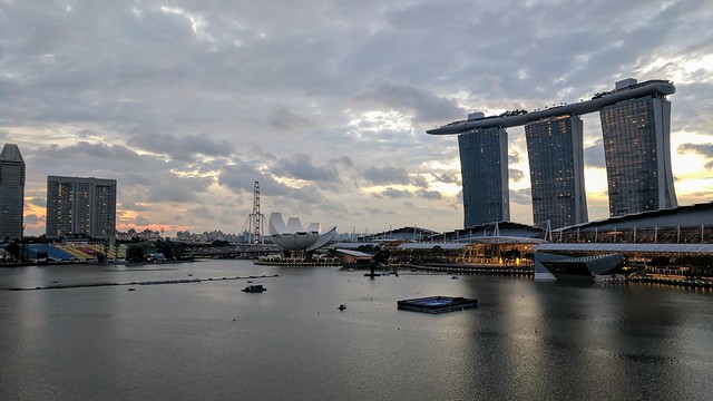 Dawn in Singapore