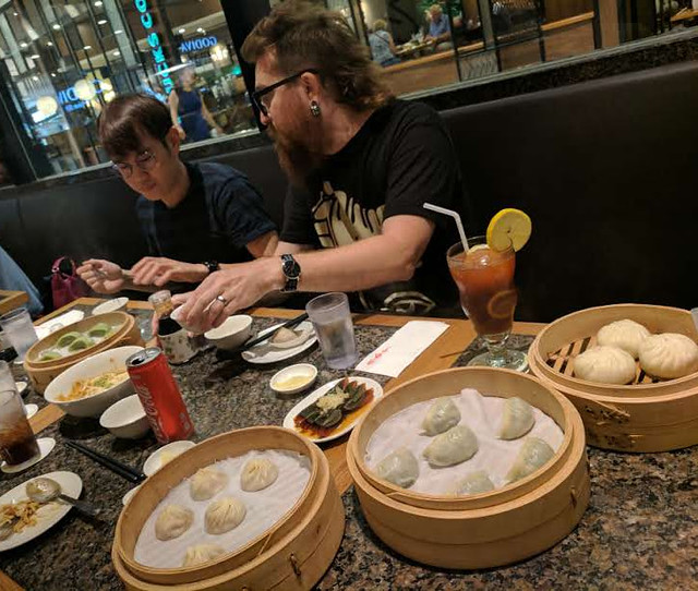 Michael took us out for soup dumplings at Din Tai Fung