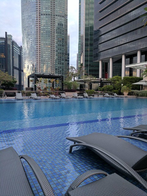 The hotel pool seems nice