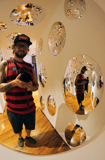 Mirrors at the Yayoi exhibit