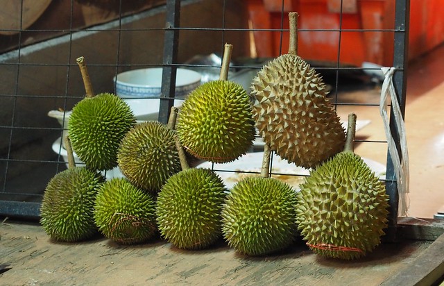 Some trash fruit. aka durians.
