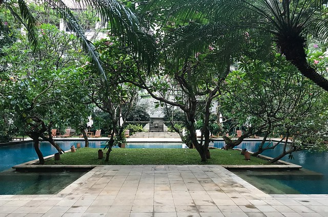 The pool and spa at our hotel was very nice