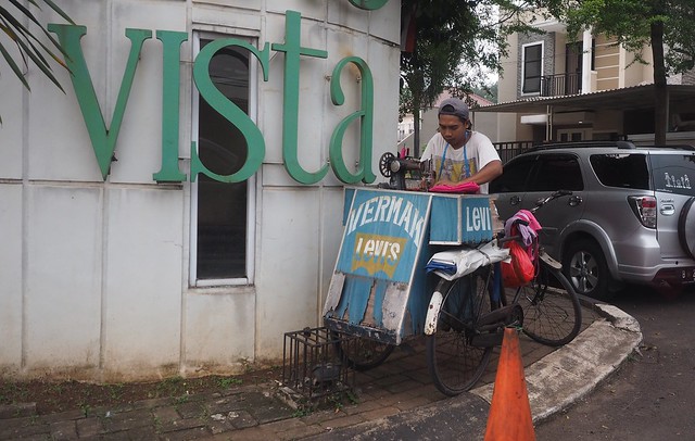 Apparently custom made clothing and clothing repairs are huge in Jakarta. Big enough that the tai...
