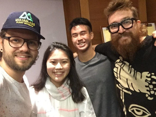 Hanging with Sabrina and Phil, who are about to come to America for college