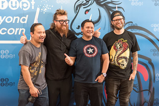 Ivan Indrautama - As soon as we walked into this event we were handed unicorn headbands and pushed in front of this...