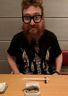 Harper Reed - Our first stop in Tokyo was this really tasty soba place. First course: this fish.