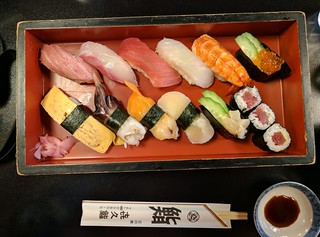 Sushi - Sushi for lunch. I think this was all like $10. It was very good.