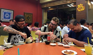 Drinks - Diggin out that coconut meat