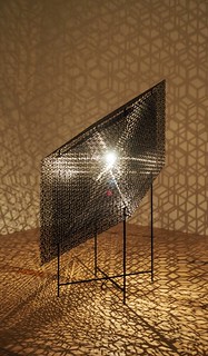 Art - There were 2 lights that moved through this geometric piece of art to create the raddest, constan...