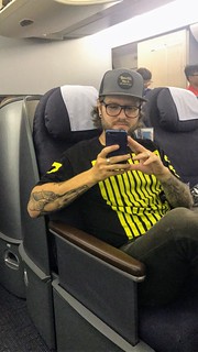 Harper's view for the flight home