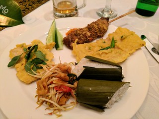 Tempehs and Satays. Indonesia has great food.