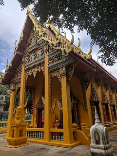 Outside a buddhist temple that we got to check out on our tour