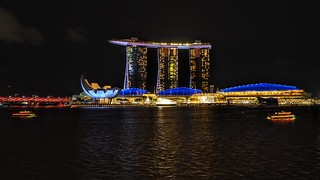 The Marina Bay Sands at night