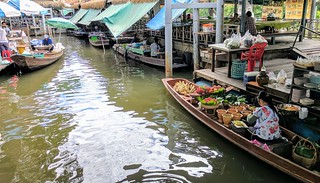 The floating markets of Bangkok
