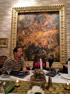 Ivan Indrautama - Dinner in this fancy room with Ivan's wife's friend, Arnold.
