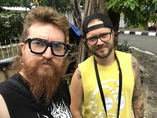 Probably the only white people in the entire neighborhood. We definitely stood out.