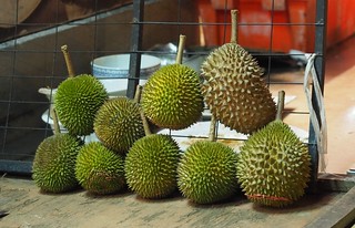 Some trash fruit. aka durians.
