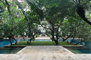 The pool and spa at our hotel was very nice