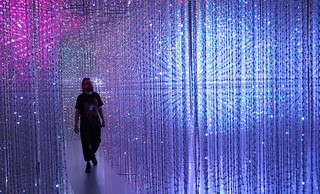 Art - Harper walking through the Crystal Universe