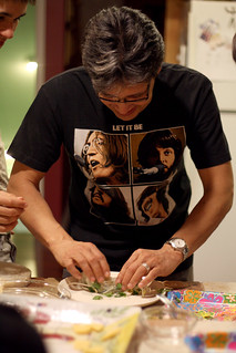 Cooking - Matthew Making Spring Rolls
