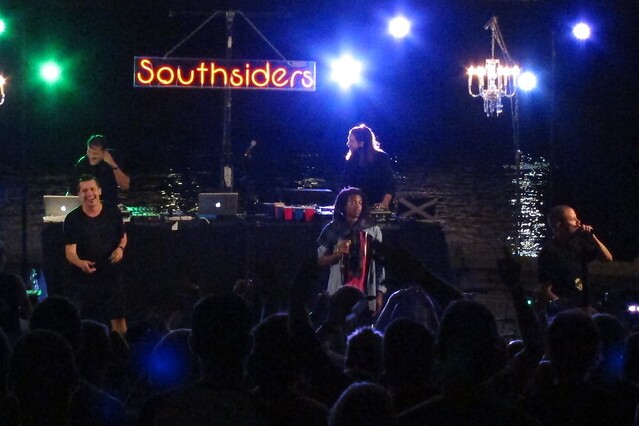 Slug, Dem Atlas, and Prof freestyling