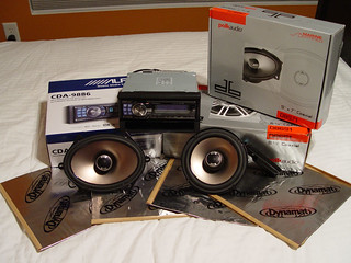 Tech - Alpine CDA-9886, Polk DB571, Polk DB651s, and Dynamat Xtreme