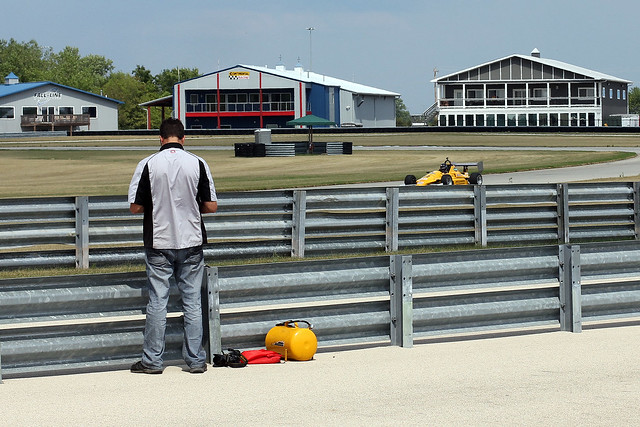 Open wheels at the country club. That's right - country club.