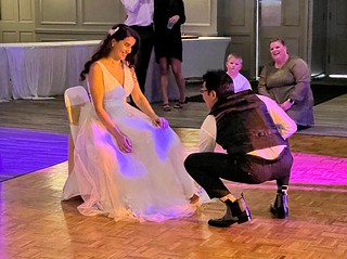 Wedding - Gabino put on quite a show, haha