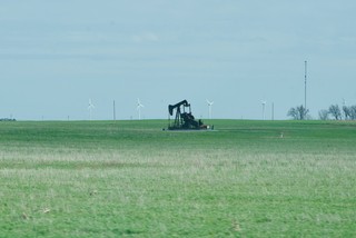 Wind Turbine - Pumpjack and Wind Turbines