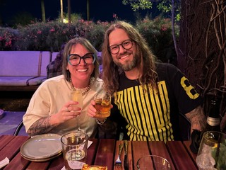 Dinner with Allie and Elizabeth