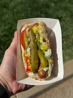Chicago dogs on the golf course