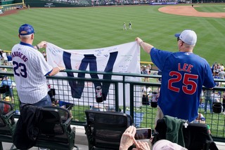 Baseball - Flying the W flag