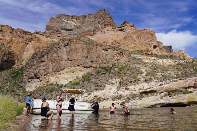 Hangin in this 58º water