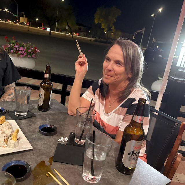 Teresa's roll finally arrives