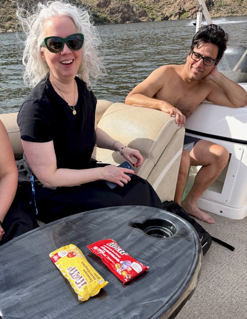 Steph brought some weird, tasty M&Ms