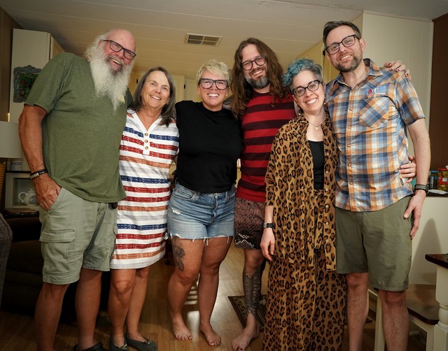 Suprise Number 1. Jon and Liz are here!