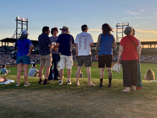 Hangin in the outfield
