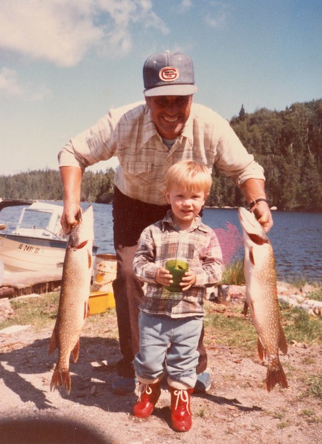 Canada fishin with Grandpa