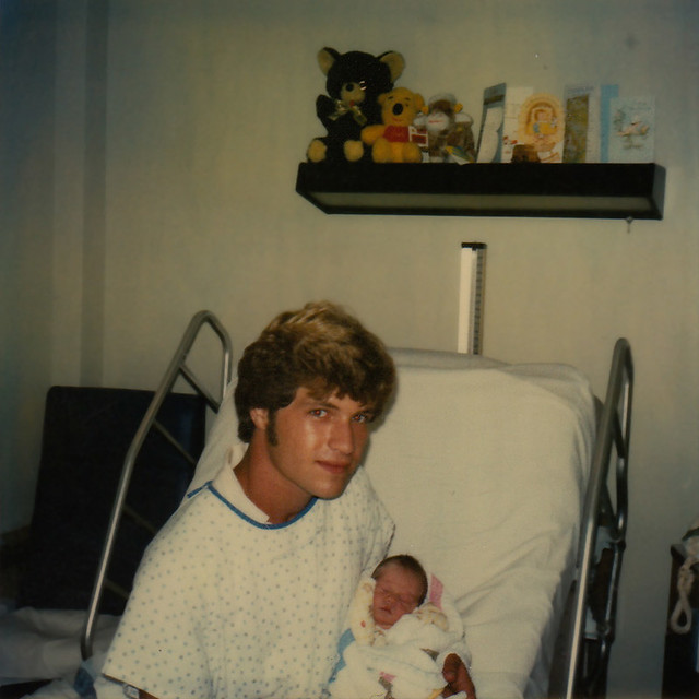 2 days old with dad