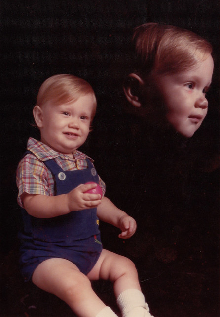 1 Year Old. Olan Mills style