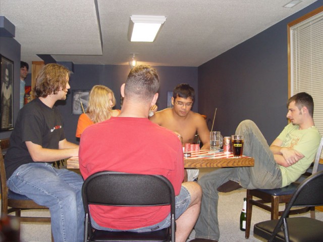Playing cards after going out