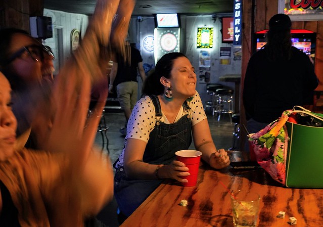 The moment Nicole rolled a 21