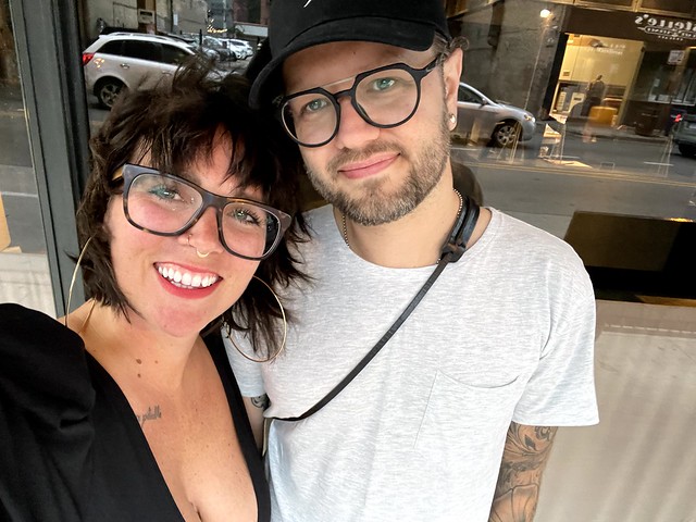 It sure is great to be running around Chicago with this girl again