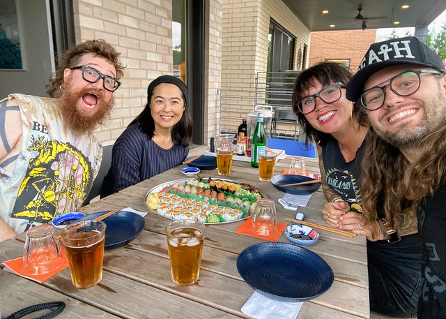 Dinner with Harper and Hiromi!