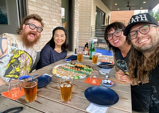 Sushi - Dinner with Harper and Hiromi!