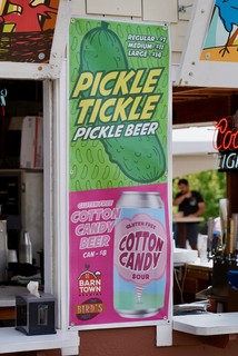 Do I go with the pickle beer or the cotton candy beer?
