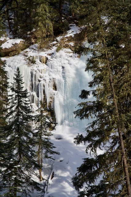Ice at Johnston Canyon