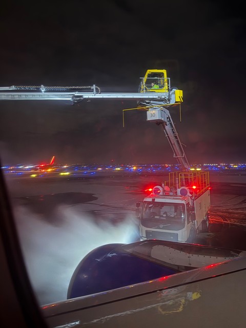 Delayed, but about to head home