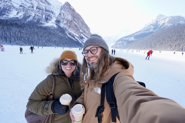 Hangin on Lake Louise